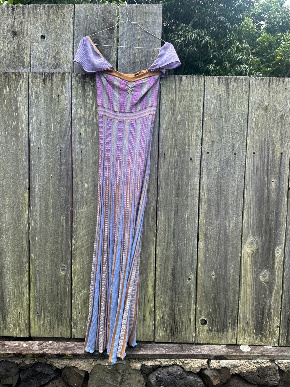 forte forte “les folies” bronze chic inlay metallic dress - Picture 6 of 10